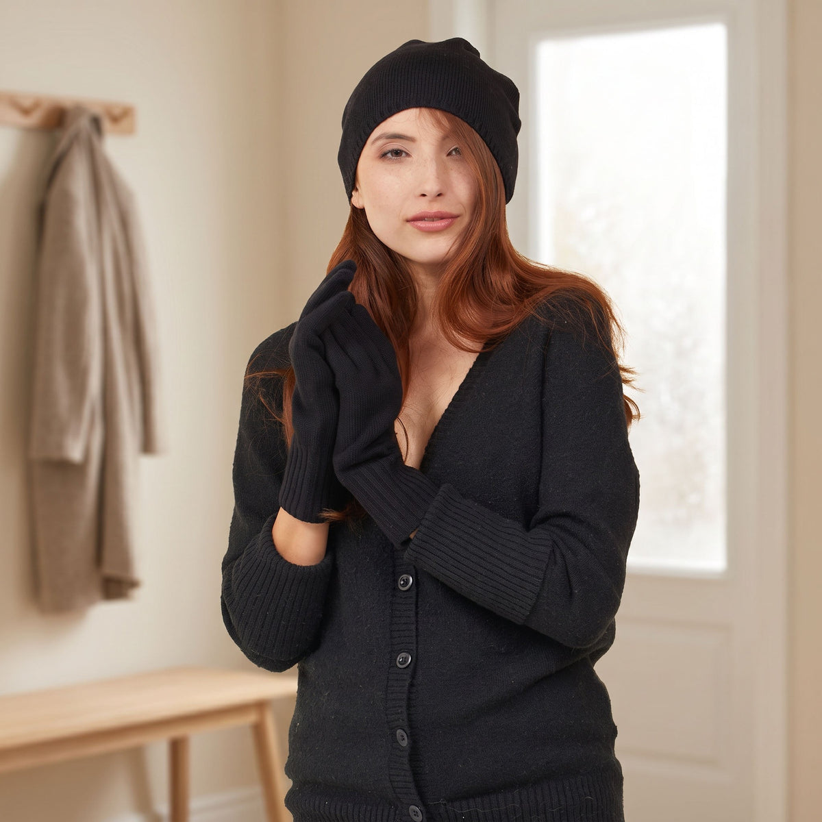 Self-Heating Glove, Hat & Neck Warmer Bundles