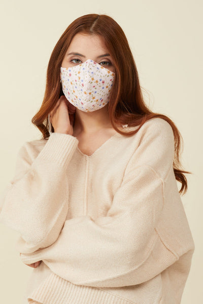 NoVirGuard® Mask - Floral Cream