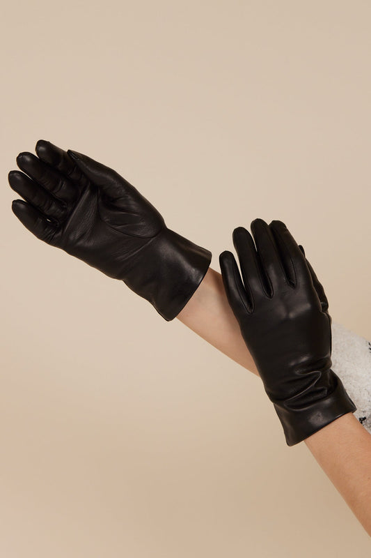 Women's Self Warming Leather Gloves